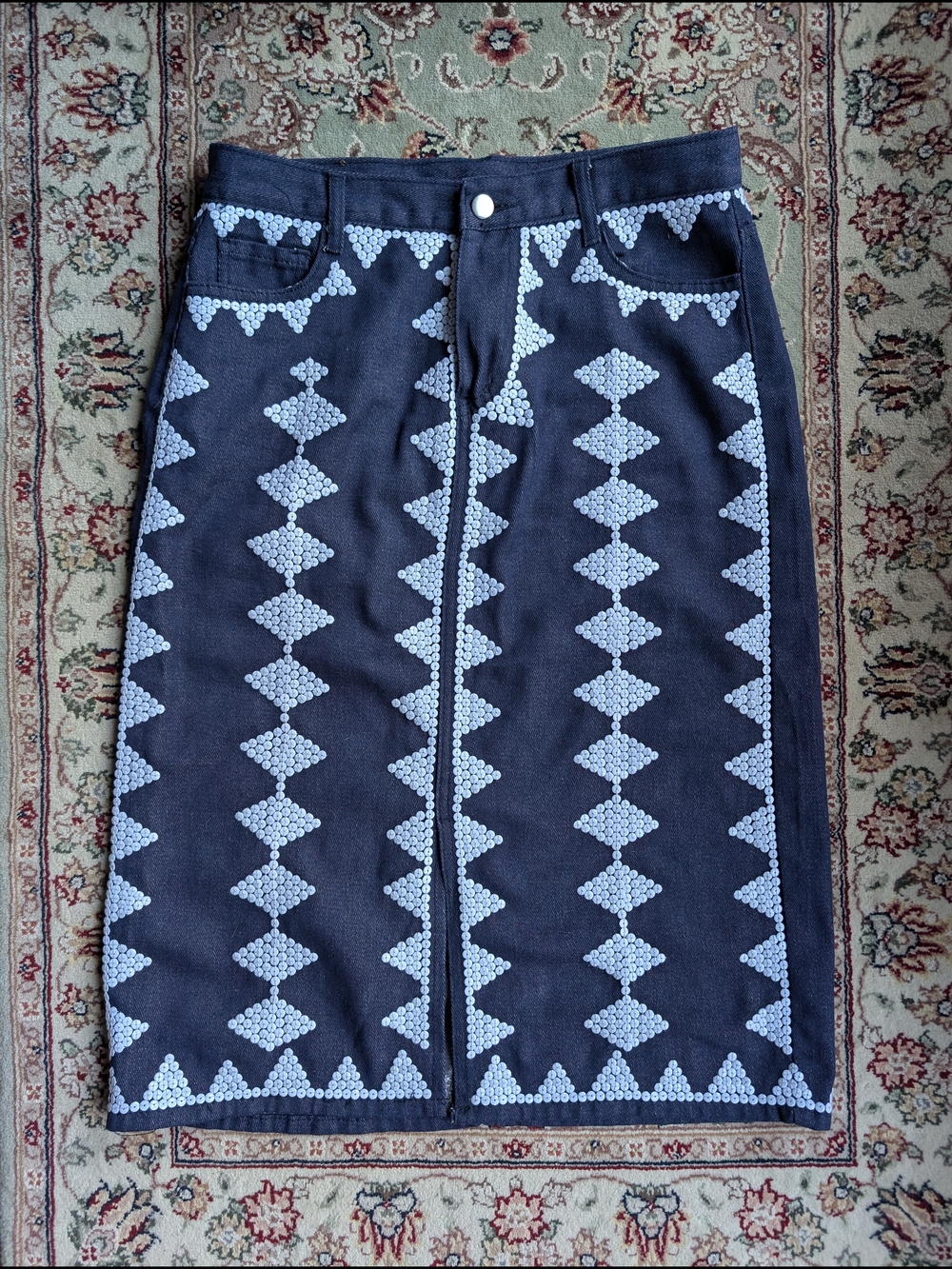 Statement Denim Skirt